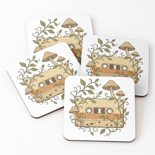 Item preview, Overgrown Cassette – Minimalist Nature Meets Retro Tech designed and sold by supersanko.