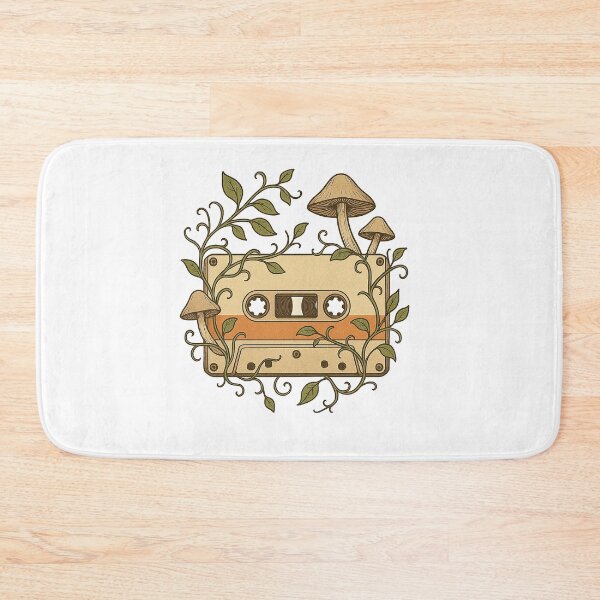 Item preview, Overgrown Cassette – Minimalist Nature Meets Retro Tech designed and sold by supersanko.