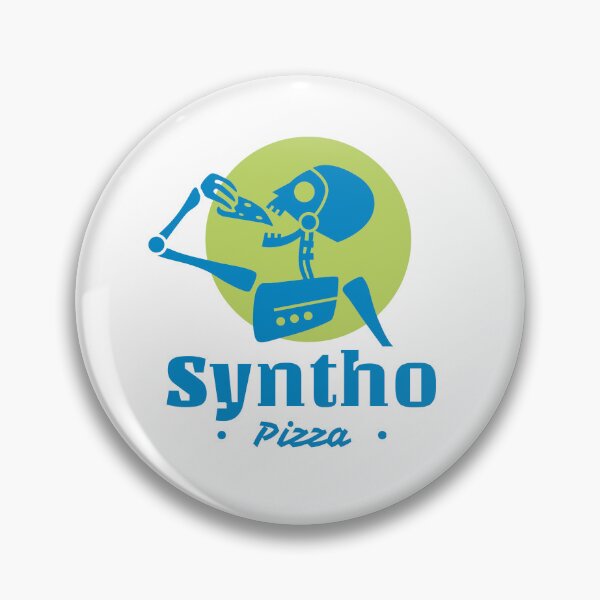 Item preview, Syntho Pizza Logo designed and sold by HrodeBella.