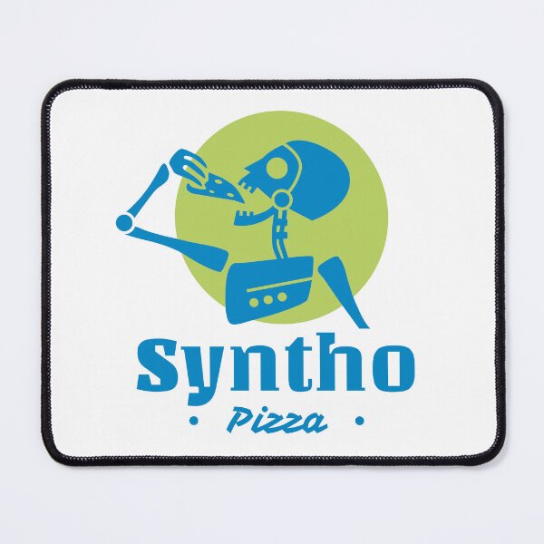 Item preview, Syntho Pizza Logo designed and sold by HrodeBella.