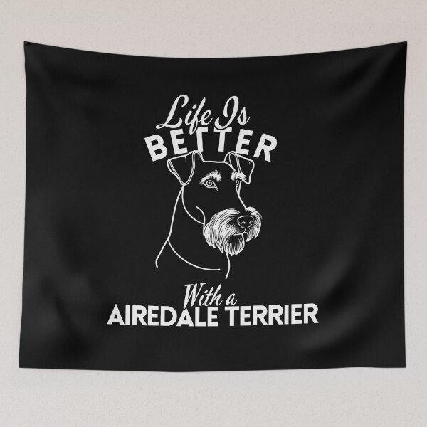 Item preview, Life Is Better With an Airedale Terrier – Minimalist Brave and Loyal Terrier Design designed and sold by GoodyPaws.