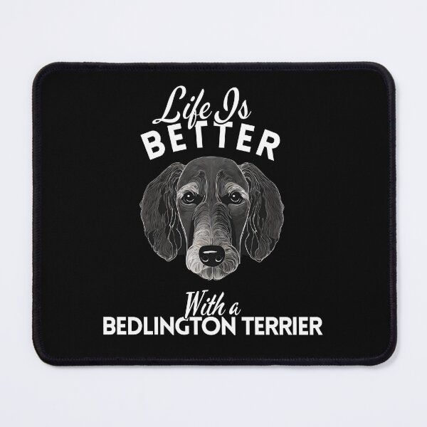 Item preview, Life Is Better With a Bedlington Terrier – Minimalist Unique Curly-Coated Terrier Design designed and sold by GoodyPaws.