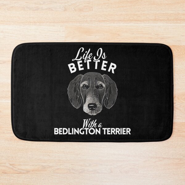 Item preview, Life Is Better With a Bedlington Terrier – Minimalist Unique Curly-Coated Terrier Design designed and sold by GoodyPaws.