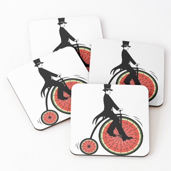 Item preview, Vintage Bike with Watermelon Wheels designed and sold by Silvered-Wings.