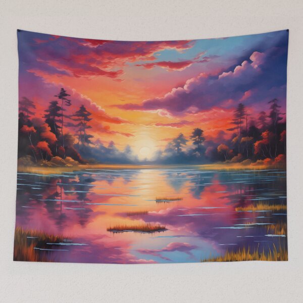 Item preview, Lake's Reflective Beauty designed and sold by DrawnThreads.