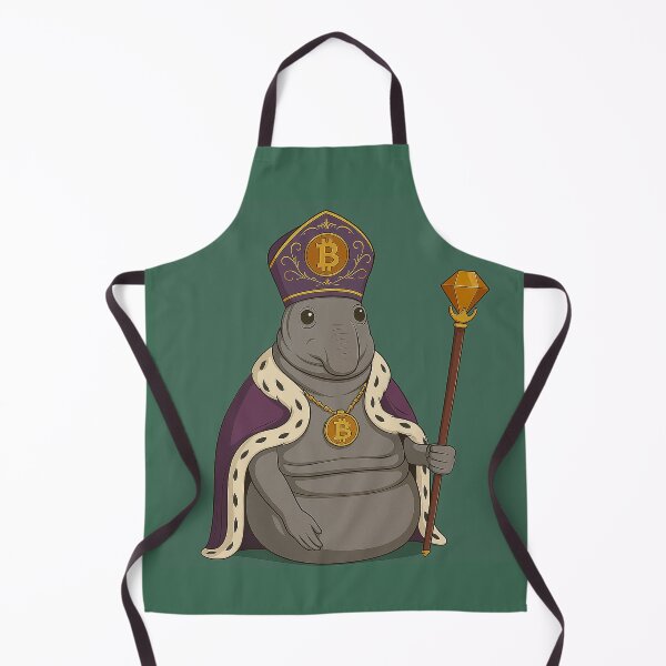 Item preview, Crypto King Manatee – Royal Meme NFT Art designed and sold by MarinaBlackArt.