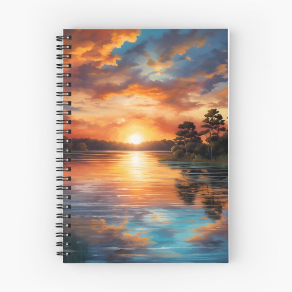 Artikelvorschau, Lake's Serene Canvas entworfen und verkauft von DrawnThreads.