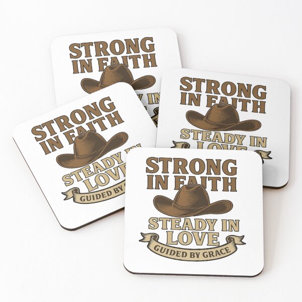 Item preview, Faithful Dad Cowboy – Strong in Faith and Guided by Grace designed and sold by JenniferCreaArte .