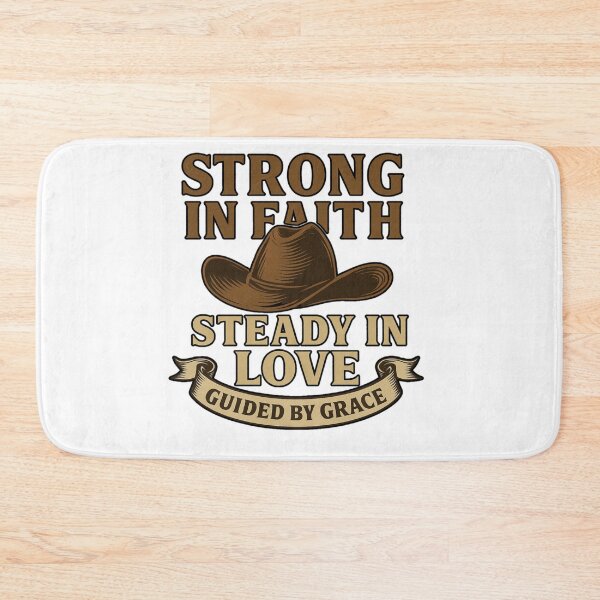 Item preview, Faithful Dad Cowboy – Strong in Faith and Guided by Grace designed and sold by JenniferCreaArte .