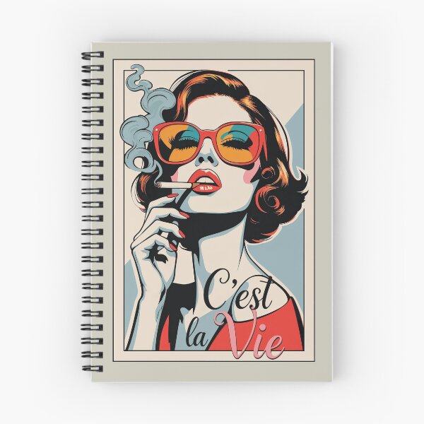 Item preview, Pop Art Girl - Retro Poster or Apparel print - C'est la vie designed and sold by Olhapro.