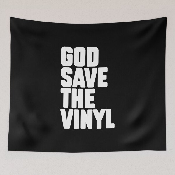 Item preview, God Save the Vinyl | Bold DJ and Vinyl Record Design for Analog Music Lovers designed and sold by paulo silveira.