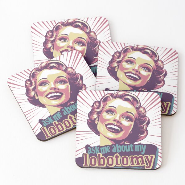 Item preview, Ask me About my Lobotomy | 1950s Vintage Housewife Dark Humor Aesthetic designed and sold by Envision Designs.