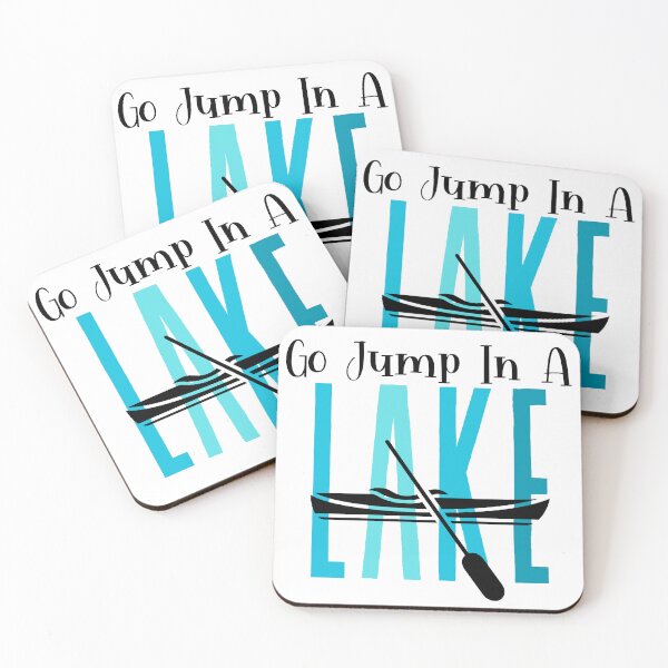 Item preview, Go Jump In A Lake (Cool Blue) designed and sold by Whackadoodletee.