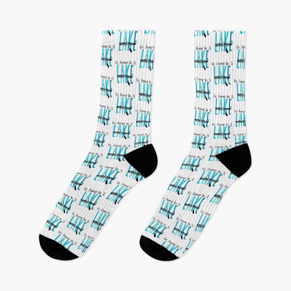 Item preview, Go Jump In A Lake (Cool Blue) designed and sold by Whackadoodletee.