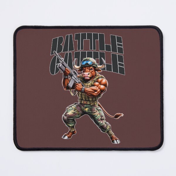 Item preview, Battle Cattle At The Ready designed and sold by Uniquely Yours.
