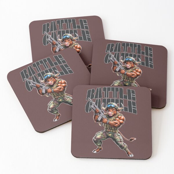 Item preview, Battle Cattle At The Ready designed and sold by Uniquely Yours.