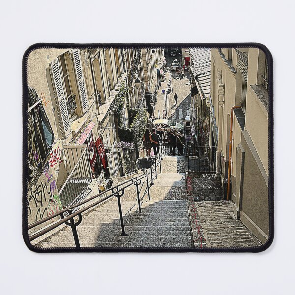 Item preview, On the Streets in Montmartre DOF ( 5 )  The step's in Rue Drevet  designed and sold by Larry Davis.