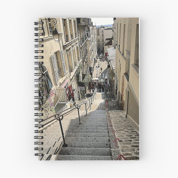Item preview, On the Streets in Montmartre DOF ( 5 )  The step's in Rue Drevet  designed and sold by Larry Davis.