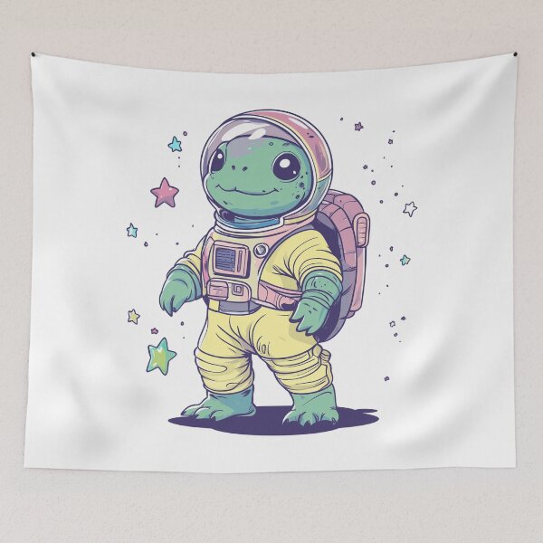 Item preview, Kawaii Space Turtle – Pastel Cosmic Animal in Cute Galaxy Aesthetic designed and sold by Envision Designs.