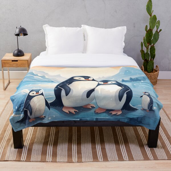 Item preview, Penguin Parade: A Frosty Family Affair designed and sold by DrawnThreads.