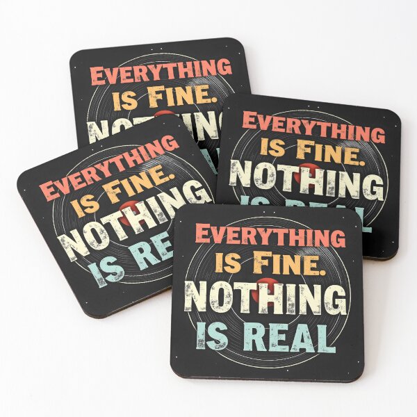 Item preview, Everything Is Fine – Retro Weirdcore Reality Twist designed and sold by NoctiWear.