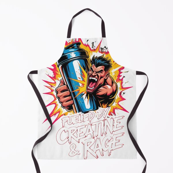 Item preview, Fueled by Creatine & Rage – Angry Gym Beast Tee designed and sold by Jbl Jaouad.