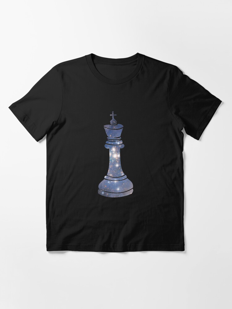 Alternate view of King Chess Piece Starry Night Galaxy - Cool Chess Club Gift Essential T-Shirt