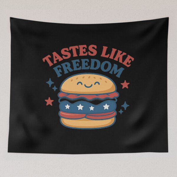 Item preview, Tastes Like Freedom (Burger Edition) designed and sold by ALITOPRINCE.
