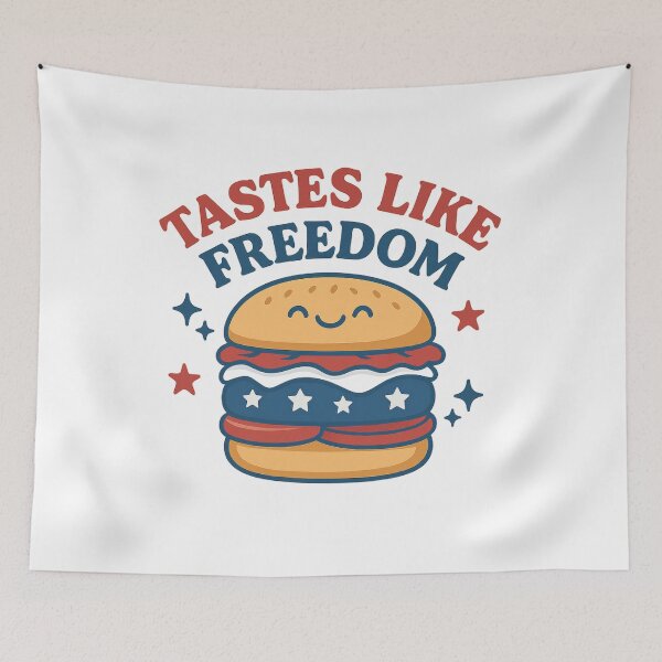 Item preview, Tastes Like Freedom (Burger Edition) designed and sold by ALITOPRINCE.