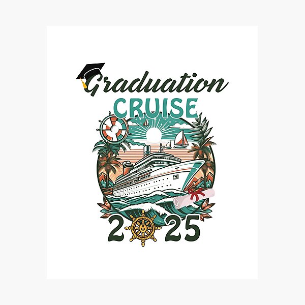 Item preview, Class of 2025 graduation cruise for senior graduates designed and sold by ZACK ART.