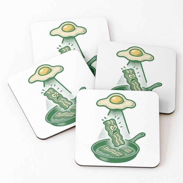 Item preview, Dramatic Bacon Uplift by Egg Light Beam – Food Cartoon designed and sold by Tabu Touch.