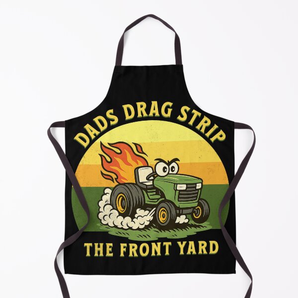 Item preview, Dads Drag Strip The Front Yard Funny Cute Lawn Mower Daddy Fast Mower Racing Lawncare designed and sold by CarantinedChaos.