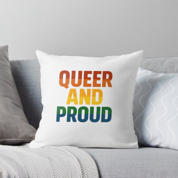 Item preview, Queer and Proud – Bold Pride Typography designed and sold by Artbyminga.
