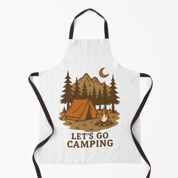 Item preview, Let’s Go Camping Night Scene Campfire Moon designed and sold by Alex Songs.