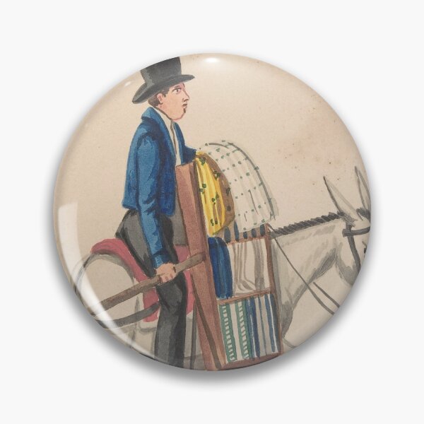Item preview, Man riding a donkey (1849) designed and sold by 19th Century in Color.