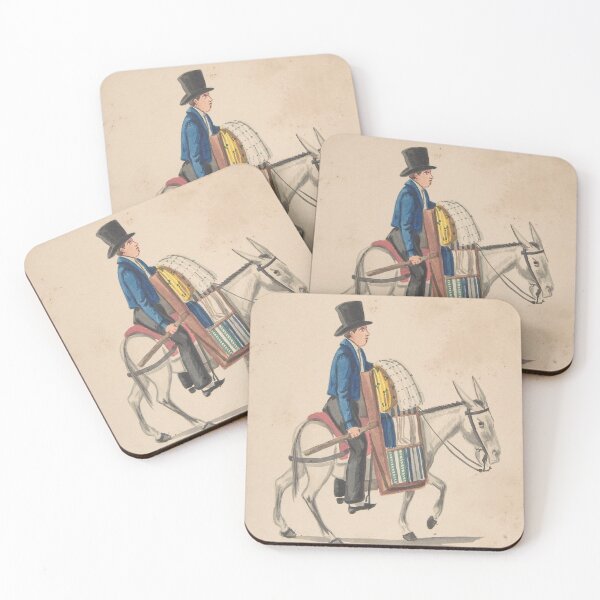 Item preview, Man riding a donkey (1849) designed and sold by 19th Century in Color.