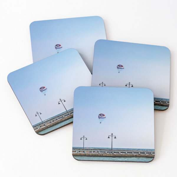 Item preview, Higgs Beach Pier with Parasail designed and sold by Kay Brewer.