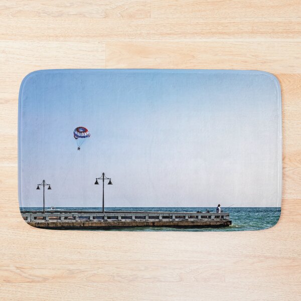 Item preview, Higgs Beach Pier with Parasail designed and sold by Kay Brewer.