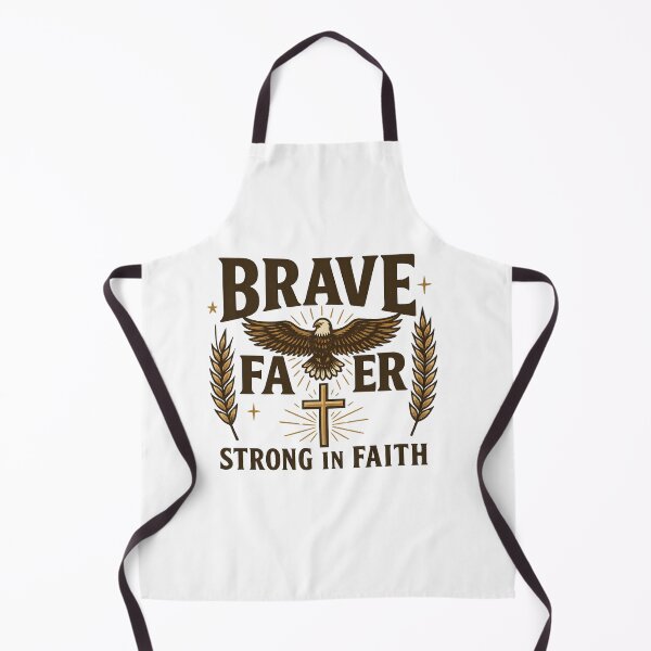 Item preview, Brave Faithful Dad – Christian Father with Eagle and Cross designed and sold by JenniferCreaArte .