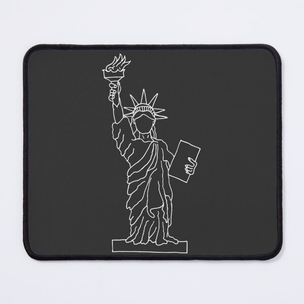Item preview, Statue Of Liberty - White Outline designed and sold by Tim Veiga.