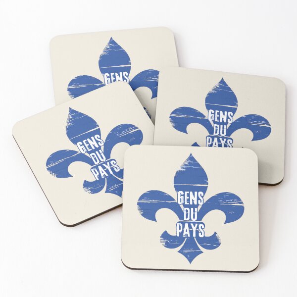 Item preview, Quebec fleur de lys bleu Gens du Pays  designed and sold by FatBirdie.