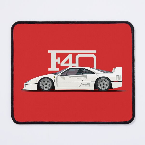 Item preview, White F40 exotic classic Ferrari designed and sold by blackdogshop.