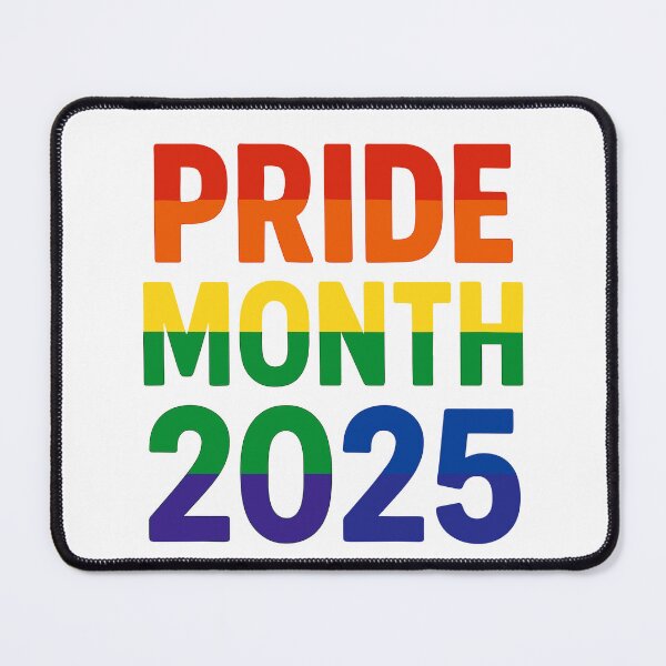 Item preview, LGBTQ+ Pride 2025 Colorful Typography designed and sold by Artbyminga.