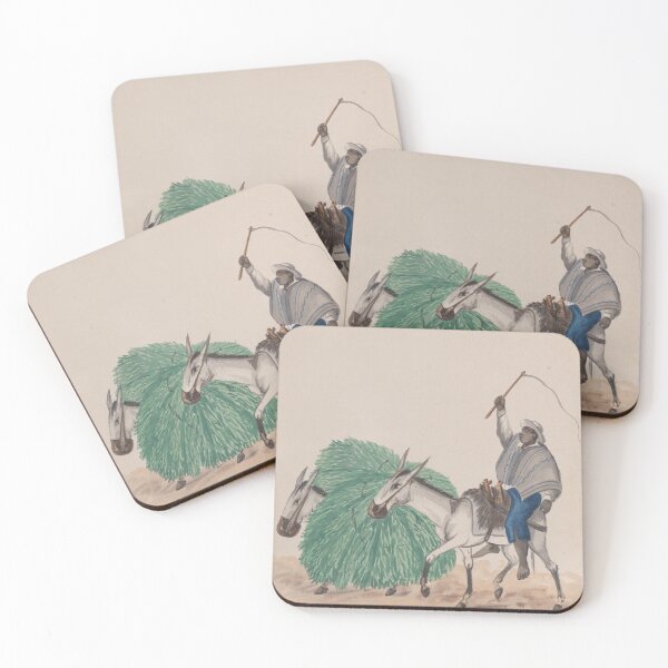 Item preview, Peruvian peasant with mules (1849) designed and sold by 19th Century in Color.