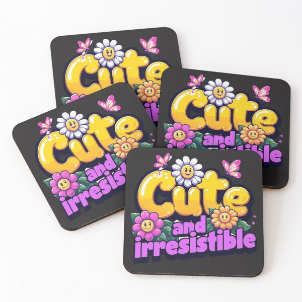 Item preview, Cute & Irresistible – Double Charm! Design designed and sold by PrintandJoy.