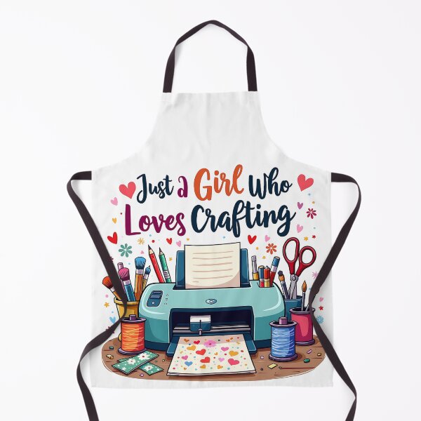 Item preview, Just A Girl Who Loves Crafting  designed and sold by Bichon Boutique.