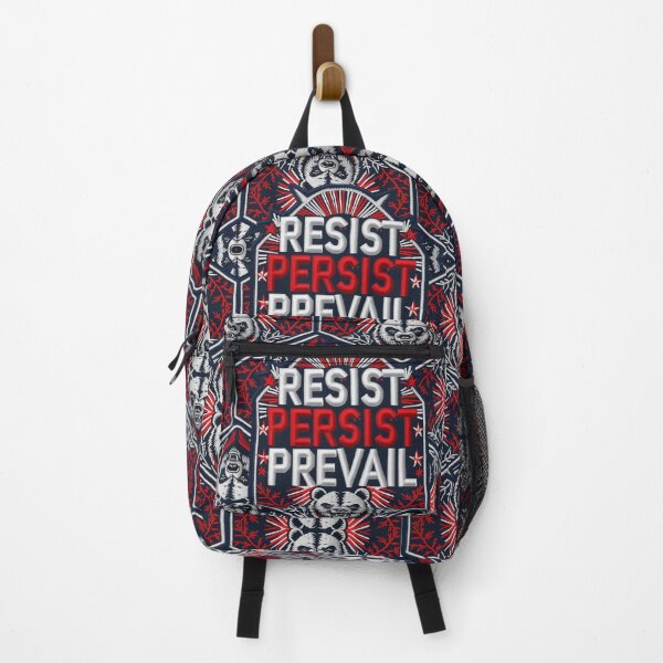 Item preview, Bold Resist Persist Prevail Bear Embroidered Patch Design designed and sold by ArtDesignTp.