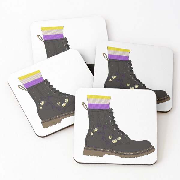 Item preview, Non Binary Pride Doc Marten designed and sold by Cozapalmtree.
