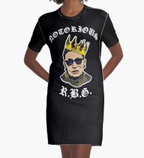 Notorious RBG Tshirt Funny Ruth Bader Ginsburg T Shirt Graphic T-Shirt Dress