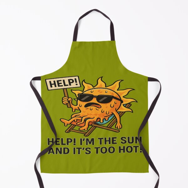 Item preview, Melting Sun Needs Vacation – Funny Summer Heat Design designed and sold by Designly Yours.